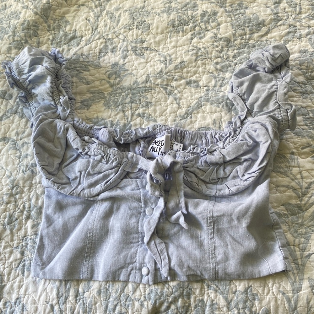 Princess polly women’s blue blouse